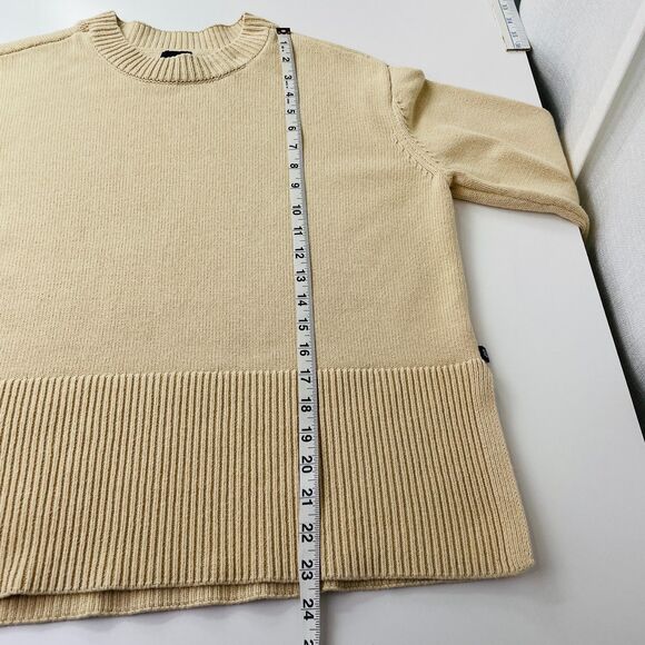 Creamy Gap Sweater 100% Cotton Knit Gap Sweater Medium Women's Gap Minimalist - Picture 12 of 13